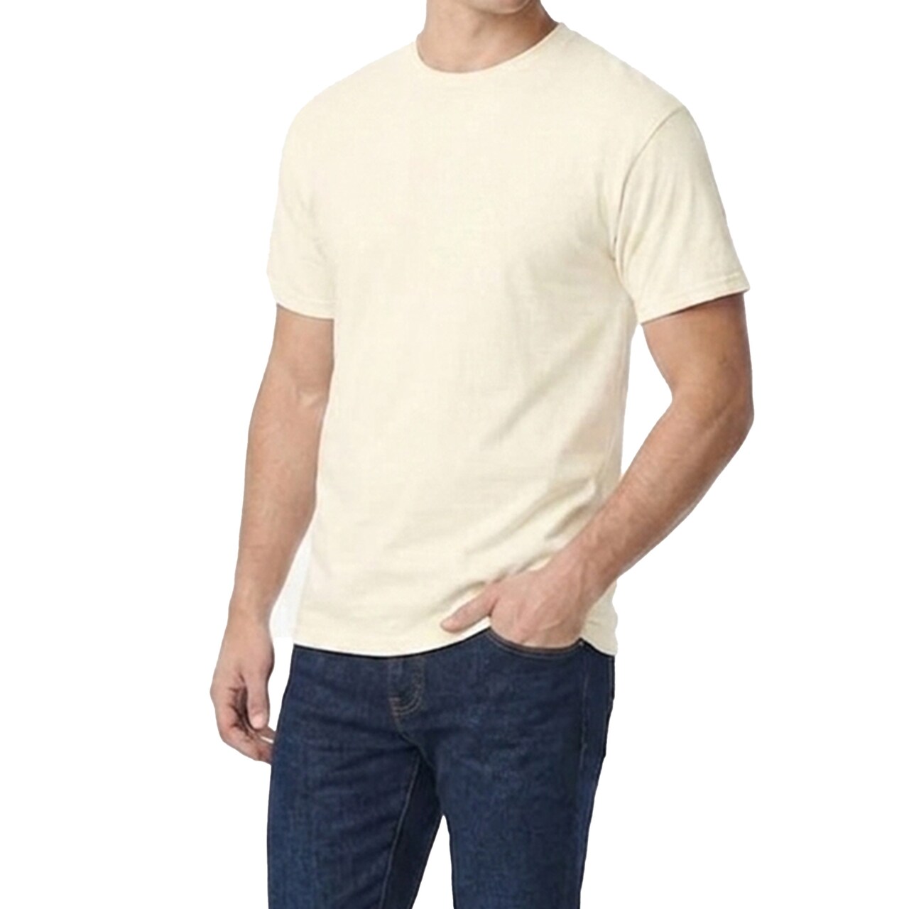 Gildan Men's Light Cotton T-Shirt, Crewneck Short Sleeve Assorted Craft Tee
